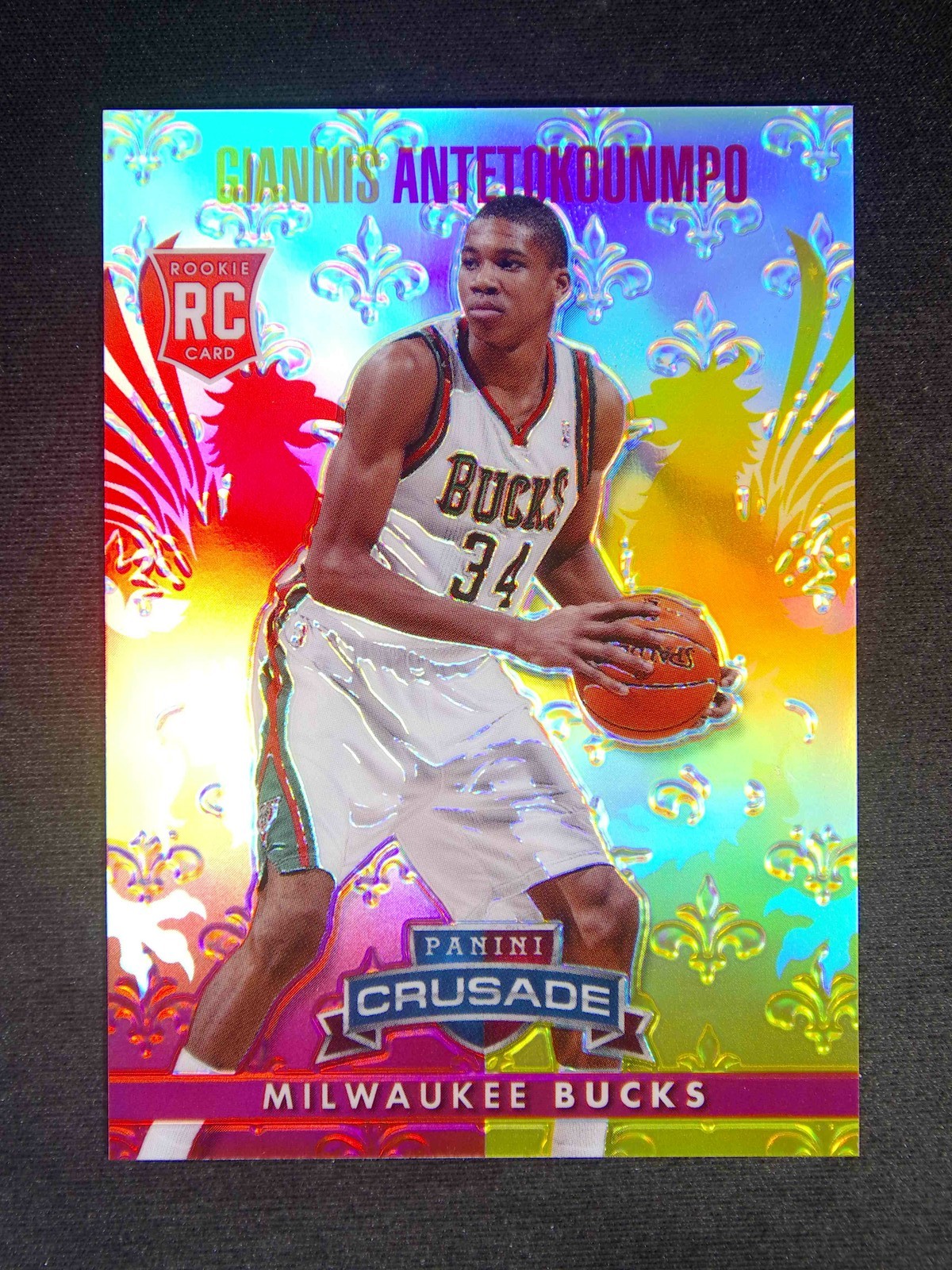 2013-14 Panini Crusade Giannis Antetokounmpo #61 RC Rookie Red /349