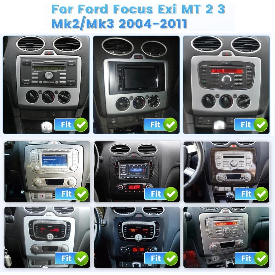 Für Ford Focus MK2 MK II 2004-2011 Android 15 Autoradio Carplay GPS Navi 2+64GB - Bild 4 von 4