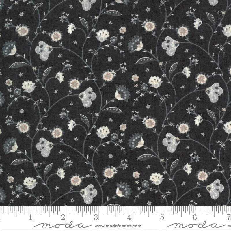 Boudoir, Black Dress Bundle of 5 prints from Basic Grey 1/2-yd., Total 2.5 Yards - Image 4 of 4