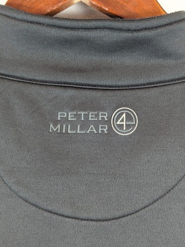 Peter Millar Element 4 Warmth 1/4 Zip Black Performance Vest Golf XL - Picture 10 of 10