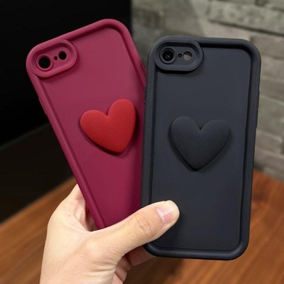 Süße 3D Liebe Herz Handyhülle für iPhone 7 8 SE2 SE3 7Plus 8Plus 16E