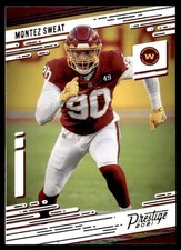 2021 Panini Prestige Montez Sweat Washington Football Team #156
