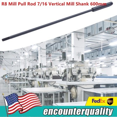 1x R8 DrawBar Bridgeport Milling Machine  Thread Overall Vertical Mill Part