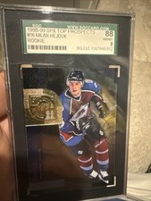 1998-99 SPx Top Prospects Milan Hejduk #16 Rookie RC Colorado Grade 8