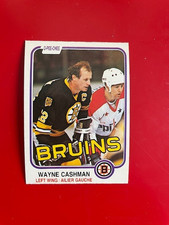 1981-82 O-Pee-Chee OPC #11 Wayne Cashman - Boston Bruins NRMT