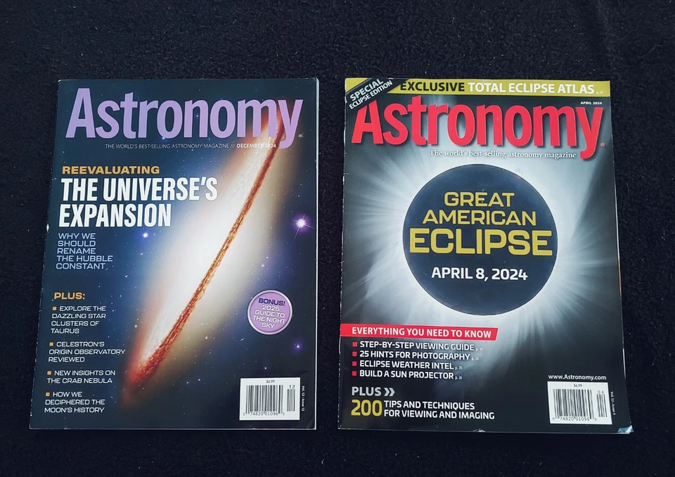 ASTRONOMY Magazines: Lot of 9 - All From 2024- 3 Special Eclipse Issues - Image 3 of 4