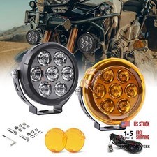 Motorcycle LED Driving Fog Lights 4.5IN 140W 15530LM White/Yellow 4.5INCH-7-F
