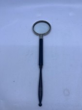Vintage Ornate Wood Handled Magnifying Glass Great Decorative Piece