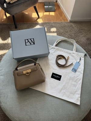 Parisa Wang Madison Bag   Micro Tasche Taupe Grau