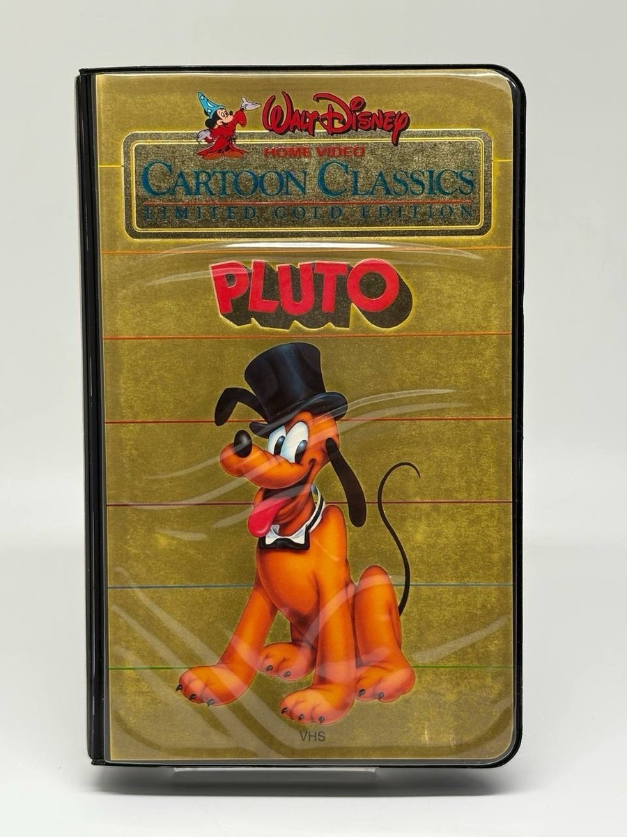 Walt Disney Pluto Cartoon Classics Limited Gold Edition w/ Insert