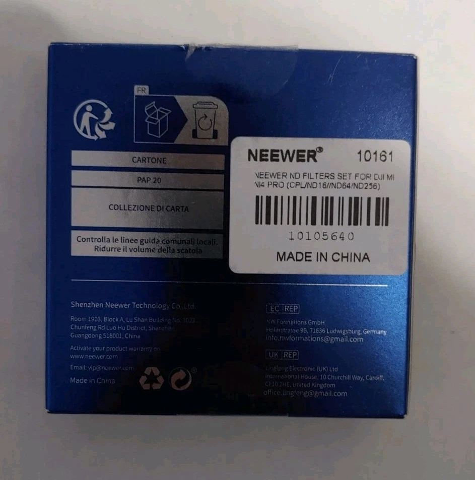 NEEWER FL-A30 4-Pack ND/CPL Set for DJI Mini 4 Pro (ND16/64/256+CPL) - Image 2 of 2