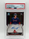 2023 Roman Anthony Bowman Chrome #CPA-RA Prospect Auto 1st Bowman RC PSA 9