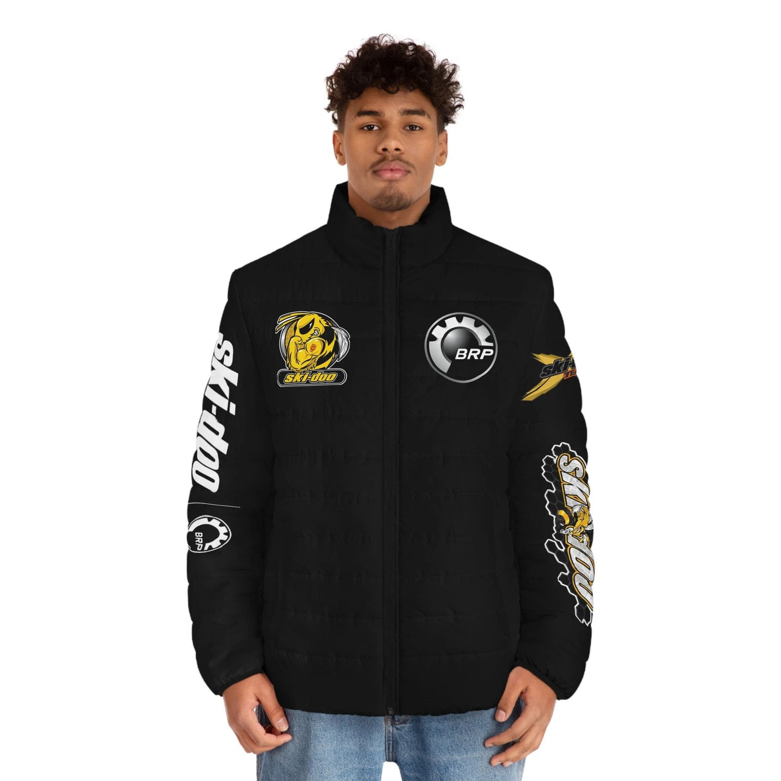 Ski-Doo Racing Logo Puffer Jacket | Snowmobile Outerwear