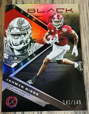 2023 Panini Chronicles Draft Picks Jahmyr Gibbs Black Red /149 Rookie Alabama RC