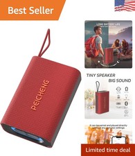 Portable Waterproof Bluetooth Speaker with Stereo Sound  RGB Lights - 12H Pl...