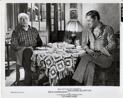 Rex Harrison Richard Burton Staircase 8x10 original photo #W8821