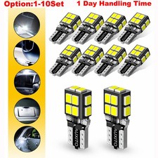 10x Auxito T10 Led Plate License Light Car Interior Bulbs White 168 2825 194 W5w 10x Auxito T10 Led Plate License Light Car Interior Bulbs White 168 2825 194 W5w