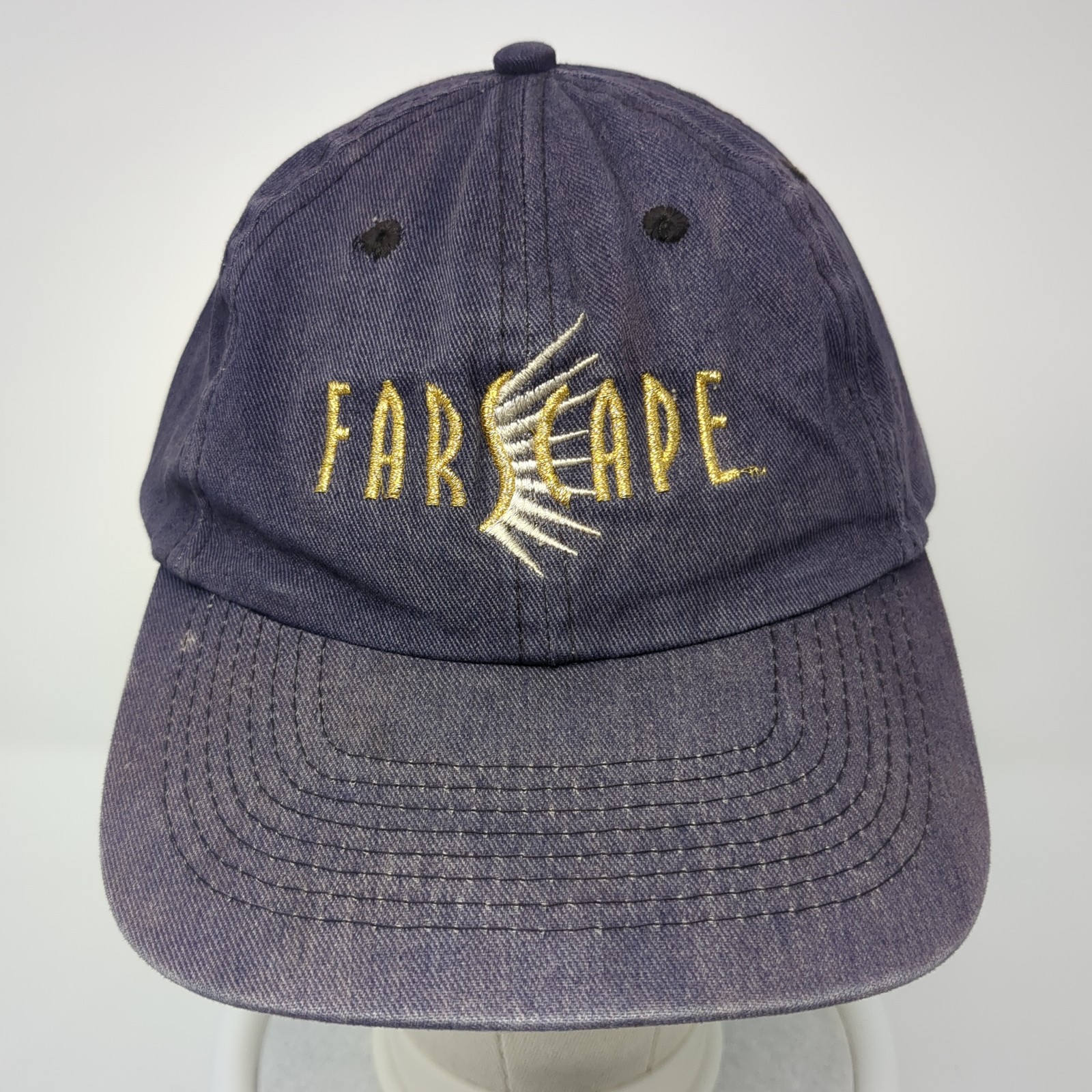 Farscape Snapback Hat Solid Blue One Size Embroid… - image 2