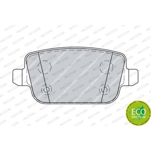 Ferodo BremsbeläGe Bremsbelegsatz Hinten FüR Land Rover Freelander 2-image