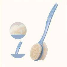 Long Handle Bath Body Brush Soft Back Shower Exfoliating Skin Scrubber Massager