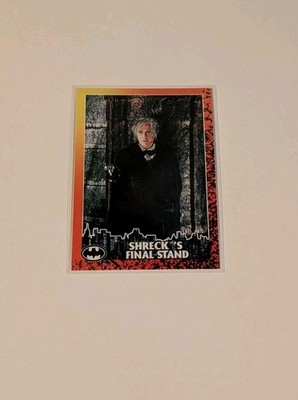 Batman Returns 1992 Topps Shreck's Final Stand 84