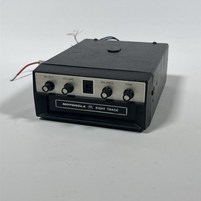 Vintage 1970's Motorola # TM213S Under Car Dash Stereo 8 Track Player UNTESTED
