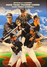 2025 WAKE FOREST BASEBALL ONIT ATHLETE TRADING CARDS