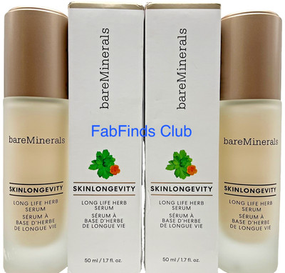 2x BareMinerals Skin Longevity Long Life Herb Serum
