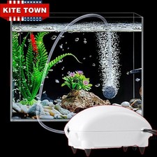 For 50 Gallon Silent Air Pump Aquarium Fish Tank Oxygen Aerator One outlet