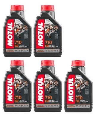 5l Motoröl Motul 710 2T Mischöl 2-Takt API TC, JASO FD, Motorrad
