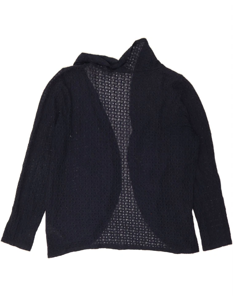 OASIS Womens Oversized Open Cardigan Sweater UK 18 XL Navy Blue Polyester AE20 - Image 2 of 3