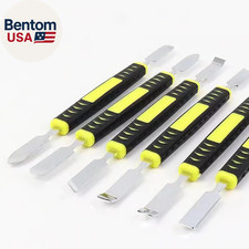 Metal Crowbar 6-Piece Dual-Ends Small Metal Spudger Pry Opening Repair Tools Kit