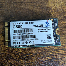 256GB M.2 SATA 2242 SSD C500 Solid State Drive B+M Key 42mm Laptop SSD