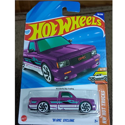 Hot Wheels 2025 Case E '91 GMC Syclone HW Hot Truck With Free Protector 119/250