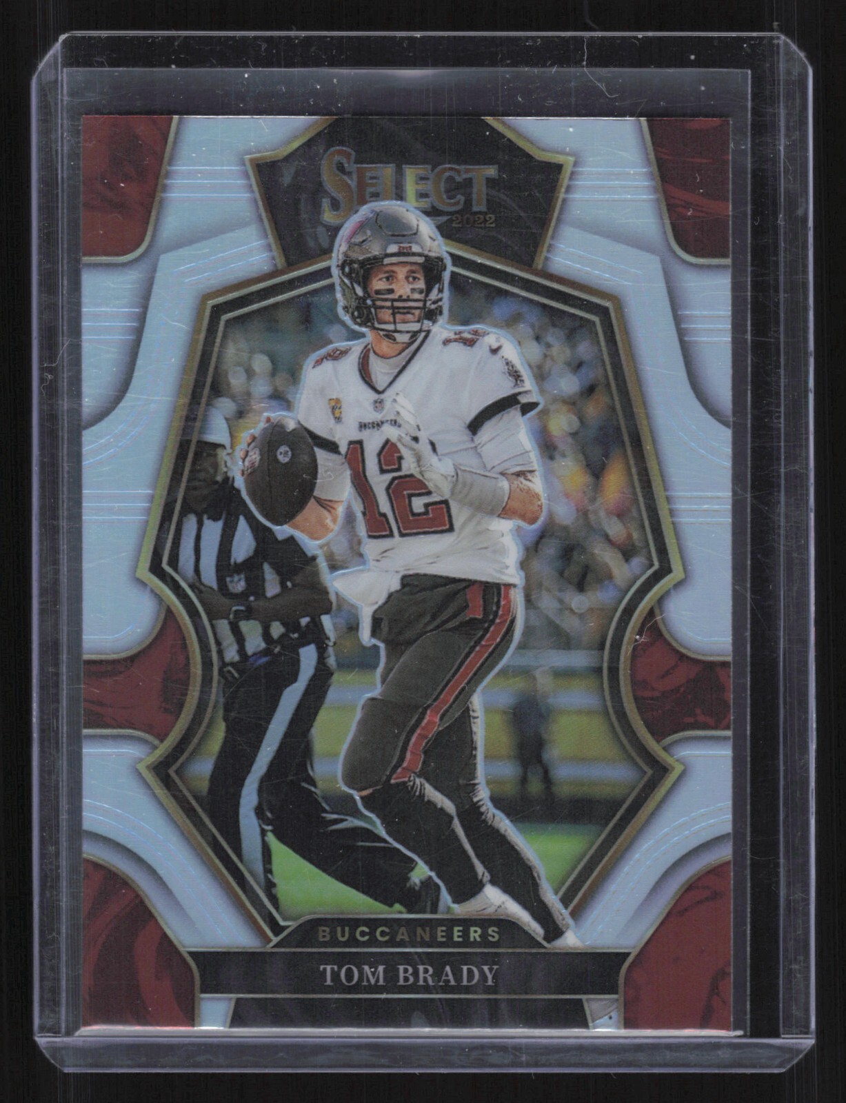 2022 Panini Select Tom Brady #192 Premier Level Silver Prizm Buccaneers