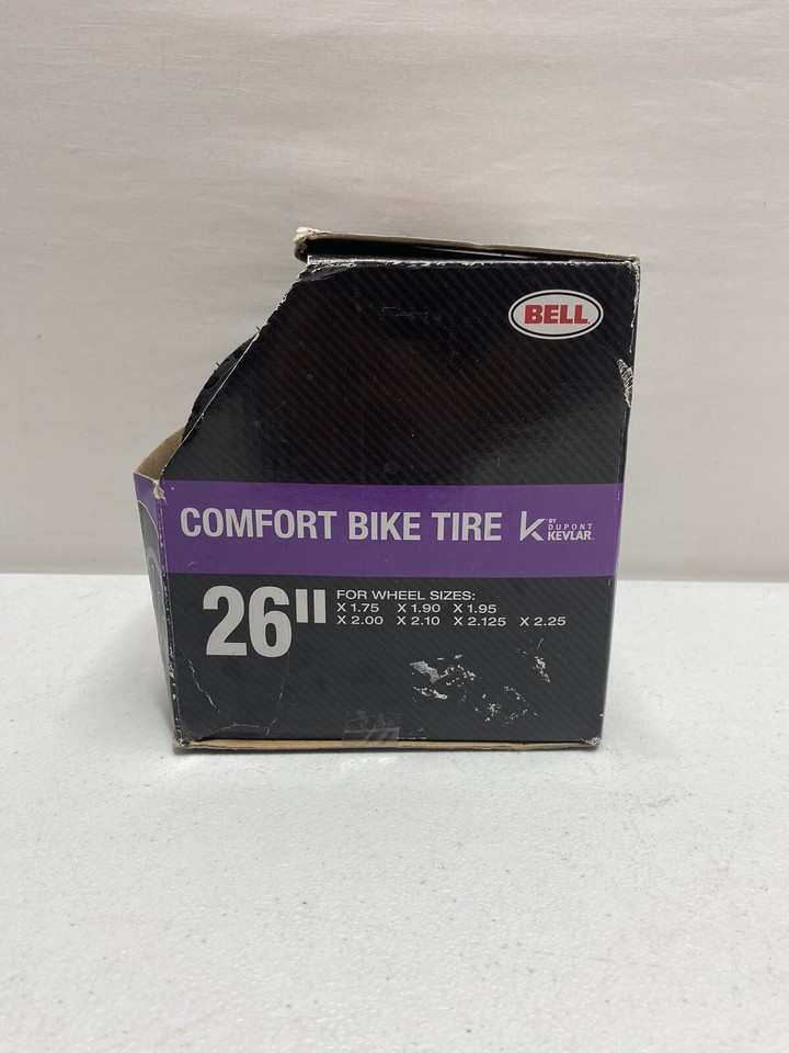 New Bell Comfort Bike Tire 26" DuPont Kevlar Bicycle Tire 26” X 1.75