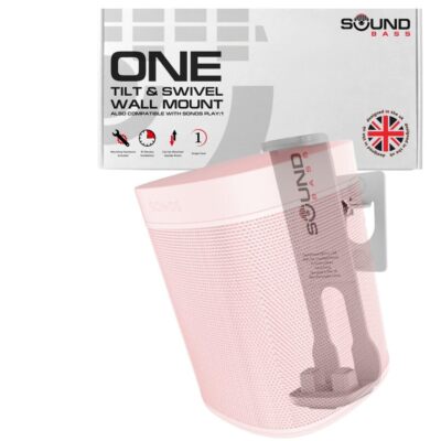 One One Sl Play1 Wall Mount Bracket White Compatible With Sonos One Onesl & Pla