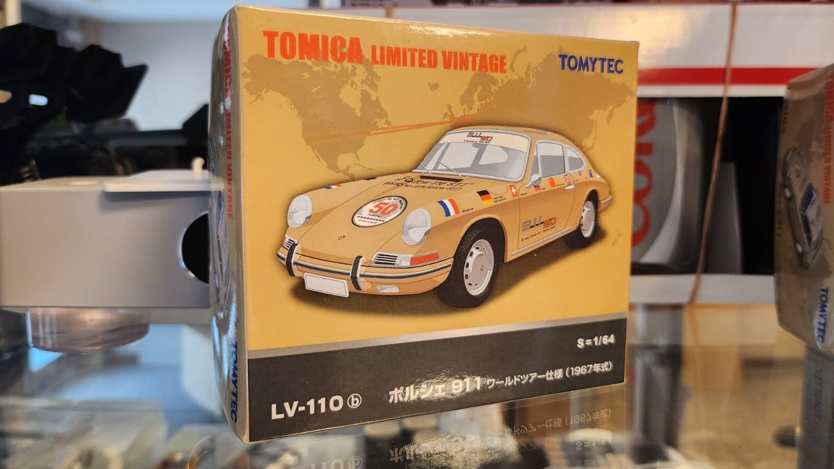 トミカリミテッドヴィンテージ LV-110a ポルシェ911 ミニカーショップ ケンボックス トミカリミテッドヴィンテージ
