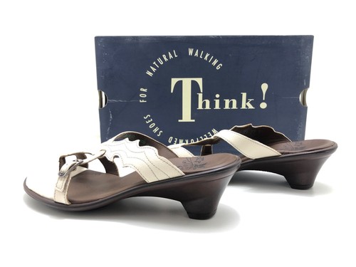 Think! Damen Sandalen Sandaletten Riemchensandalen Outdoorsandalen Komfort Beige - Bild 3 von 4