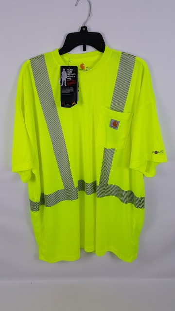 Carhartt Force high-visibility short sleeve work reflective t-shirt size 2XL | eBay