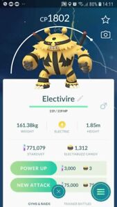 Electivire Evolution Chart