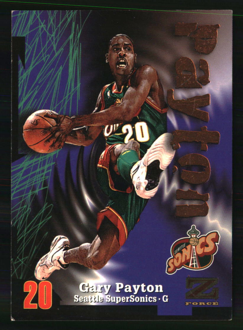 Gary Payton 1997 SkyBox Z-Force #20 Basketball Card | eBay