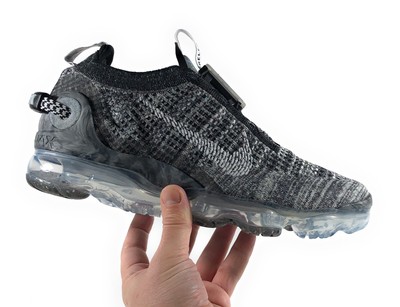 white and grey vapormax