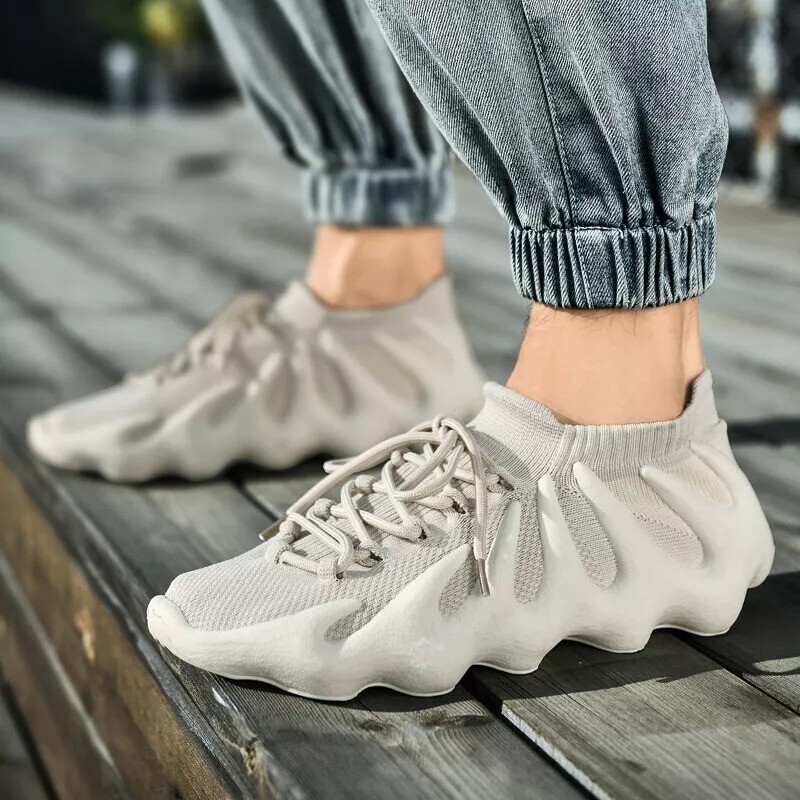 SAOLA Scarpe casual da uomo in rete traspirante suola vulcanica calza polpo scarpe sportive