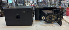 RARE VINTAGE LOT Folding Pocket Kodak Model D/1916 Eastman Kodak Brownie Model B