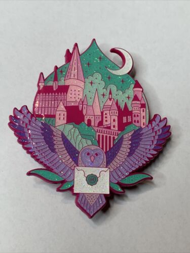 Harry Potter Pin Laserbrain Patch Co Hot Pink Owl Standard Grade - Picture 1 of 4