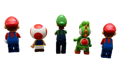 5 KNEX Mario Kart Mini Figures Nintendo Mario Luigi Toad Yoshi