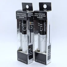 ELF | e.l.f. Cosmetics Enhancing Lash & Brow Serum 0.12 fl oz NIB ~ LOT OF 2 ~