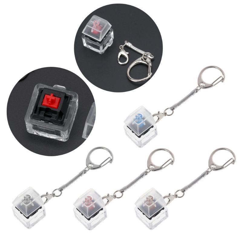 1-Key Mechanical Keyboard with Transparent Keycap for Switch Tester and Key Testing