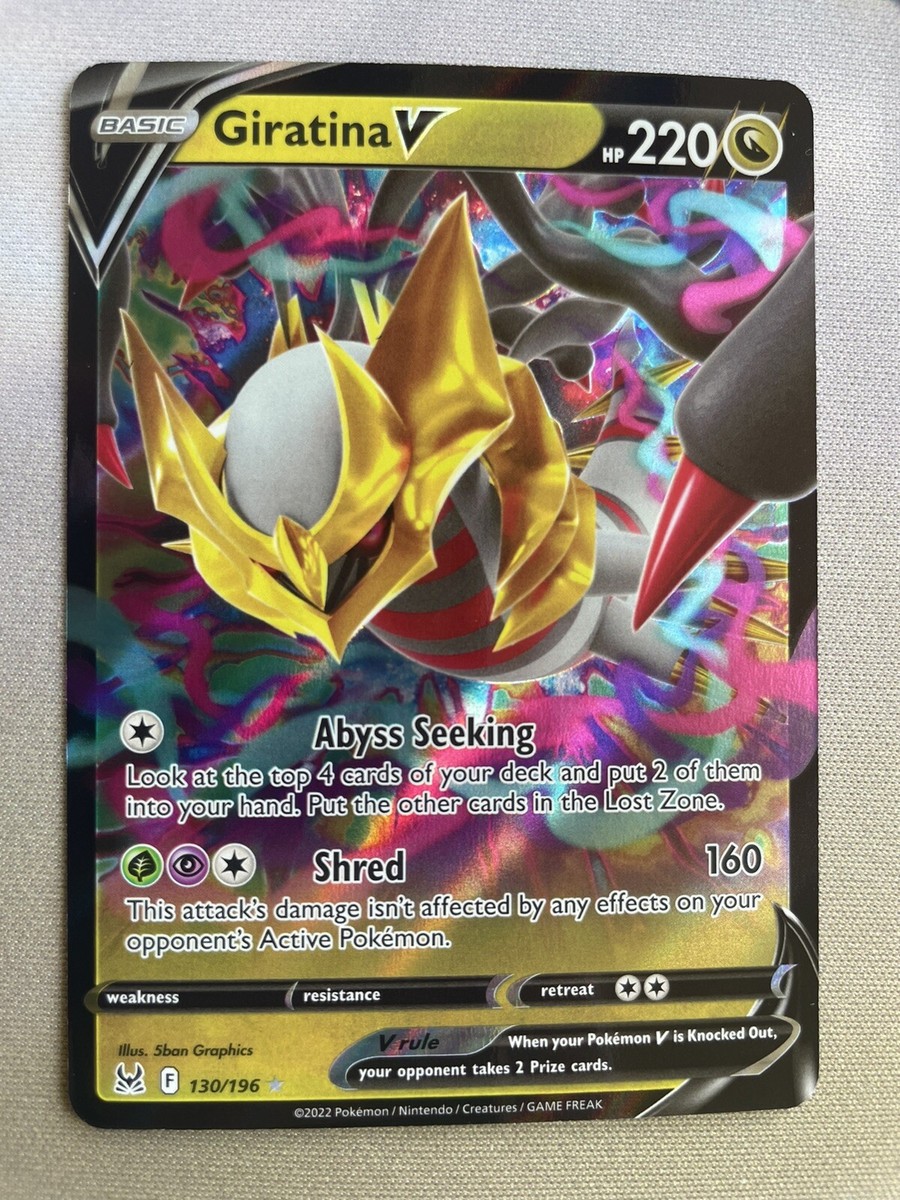 Pokémon TCG Giratina V Sword & Shield- Lost Origin 130/196 Regular